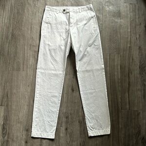 Brooks Brothers Milano white trousers